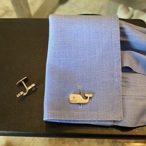 Vineyard Vines Sterling Silver Cuff links